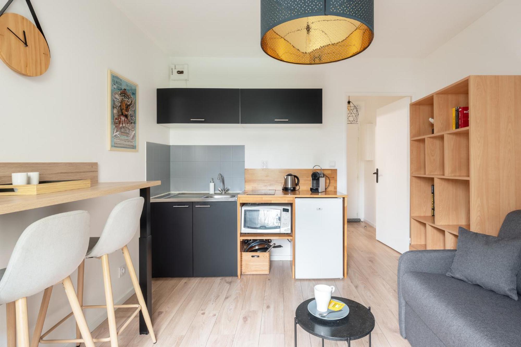 Studio Centre-Ville Avec Terrasse Et Parking Securise Gratuit Nantes Exterior photo